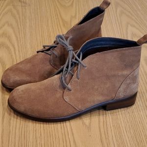 *LIKE NEW* NAOT Suede Brown Bootie Boots